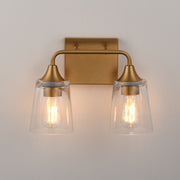 Maxim 12882CLNAB Hudson 2 Light Bath Vanity | Natural Aged Brass