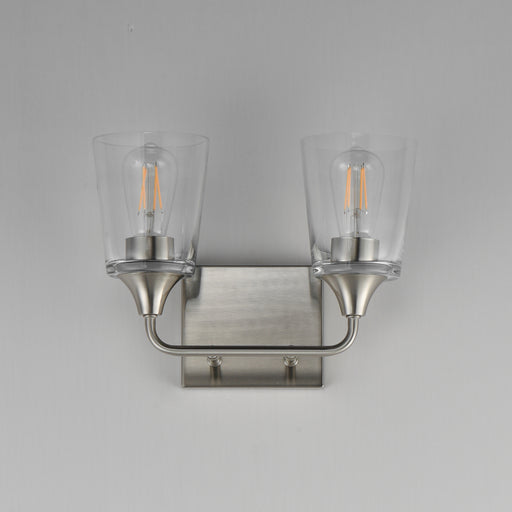 Maxim 12882CLSN Hudson 2 Light Bath Vanity | Satin Nickel