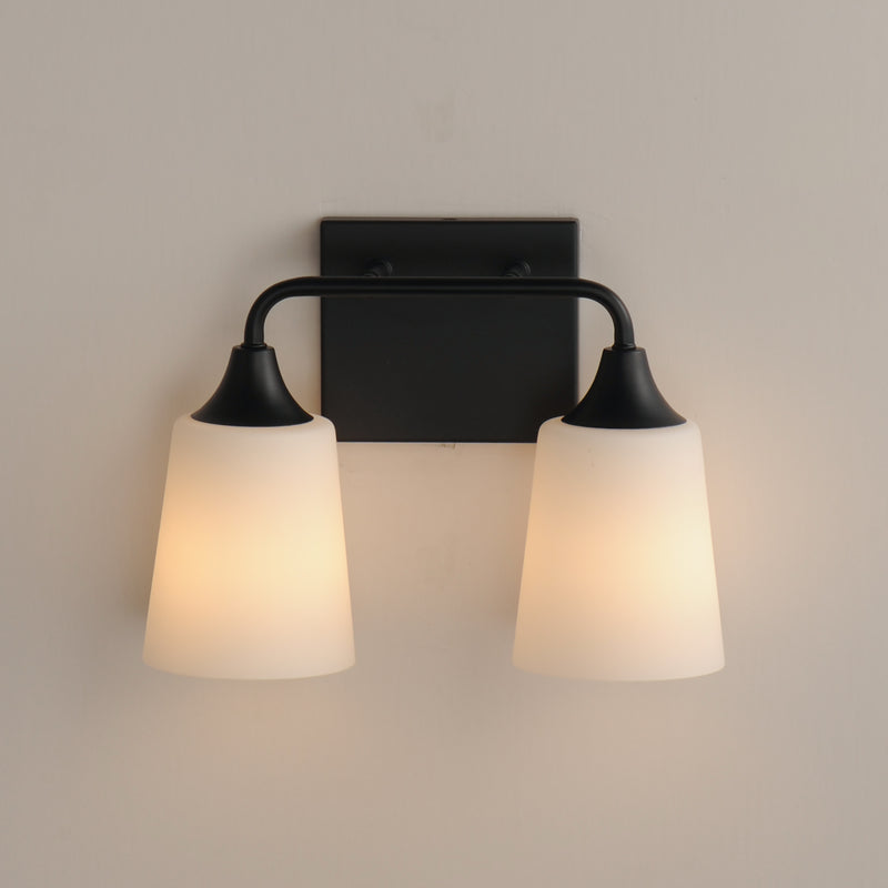 Maxim 12882SWBK Hudson 2 Light Bath Vanity | Black