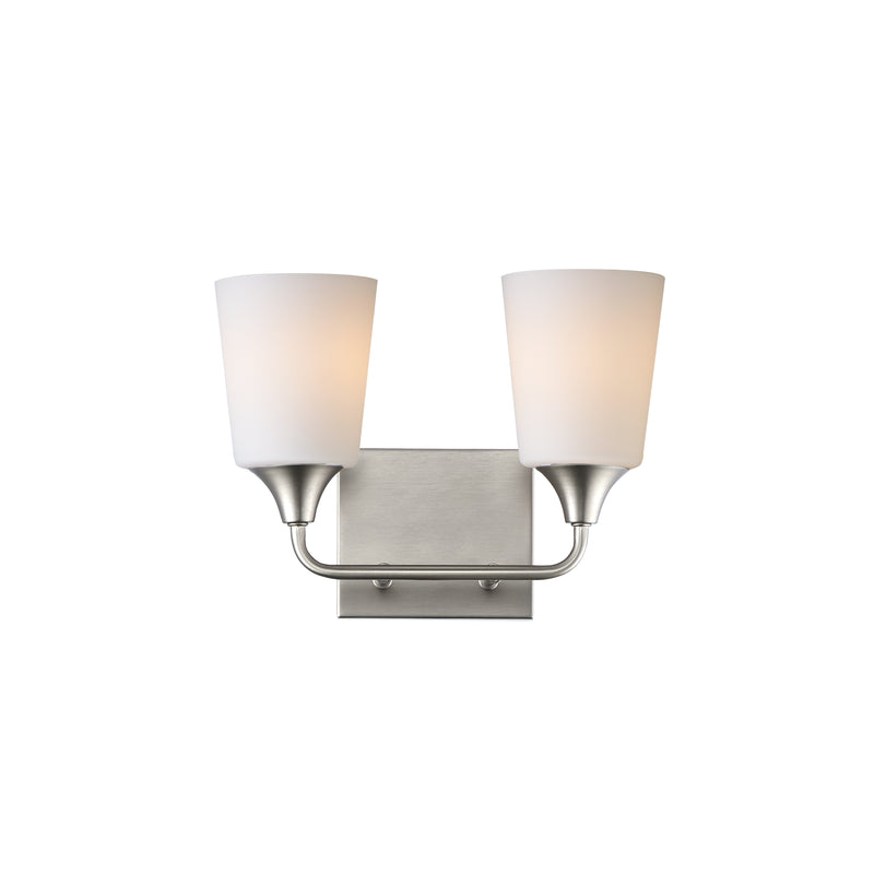 Maxim 12882SWSN Hudson 2 Light Bath Vanity | Satin Nickel