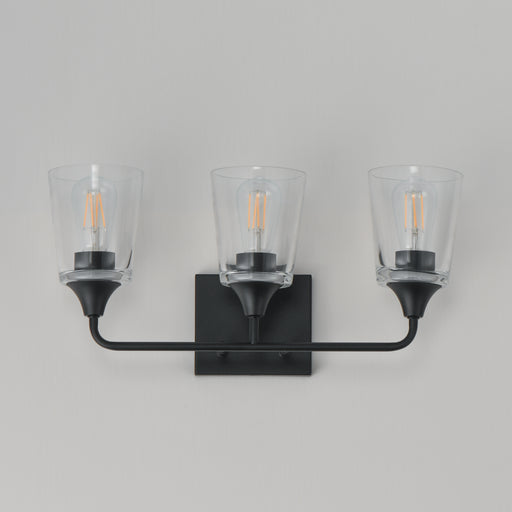 Maxim 12883CLBK Hudson 3 Light Bath Vanity | Black
