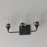 Maxim 12883CLBK Hudson 3 Light Bath Vanity | Black
