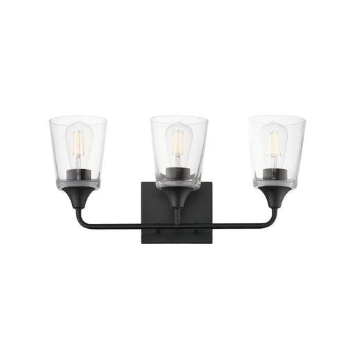 Maxim 12883CLBK Hudson 3 Light Bath Vanity | Black