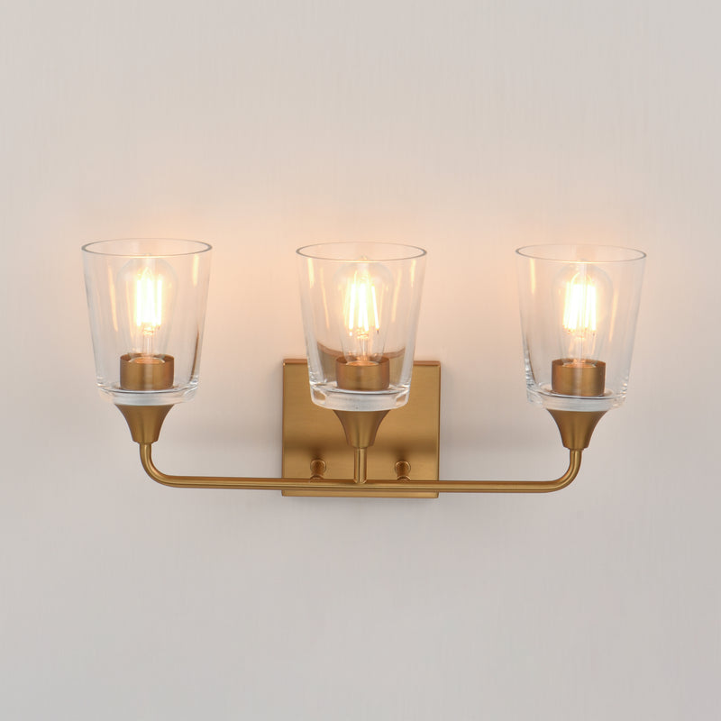 Maxim 12883CLNAB Hudson 3 Light Bath Vanity | Natural Aged Brass
