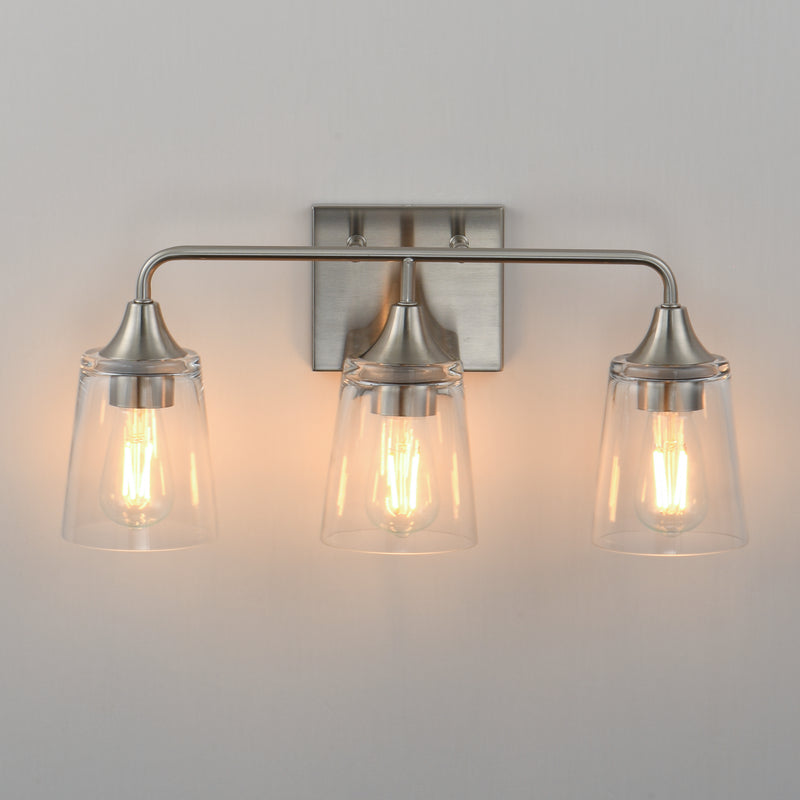 Maxim 12883CLSN Hudson 3 Light Bath Vanity | Satin Nickel