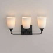 Maxim 12883SWBK Hudson 3 Light Bath Vanity | Black