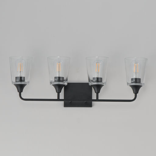 Maxim 12884CLBK Hudson 4 Light Bath Vanity | Black