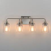 Maxim 12884CLSN Hudson 4 Light Bath Vanity | Satin Nickel