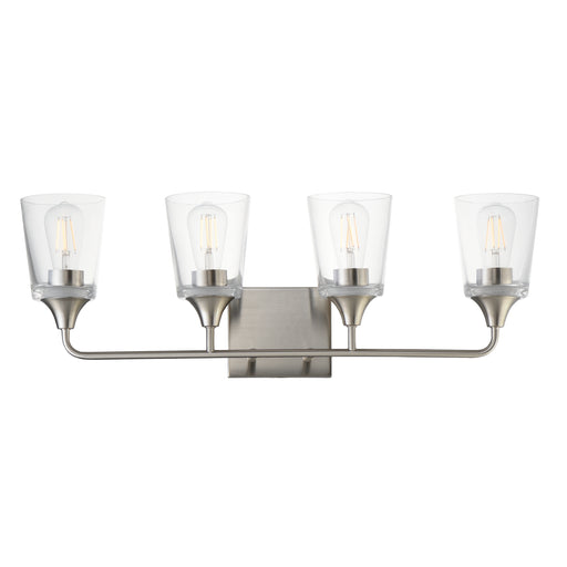 Maxim 12884CLSN Hudson 4 Light Bath Vanity | Satin Nickel