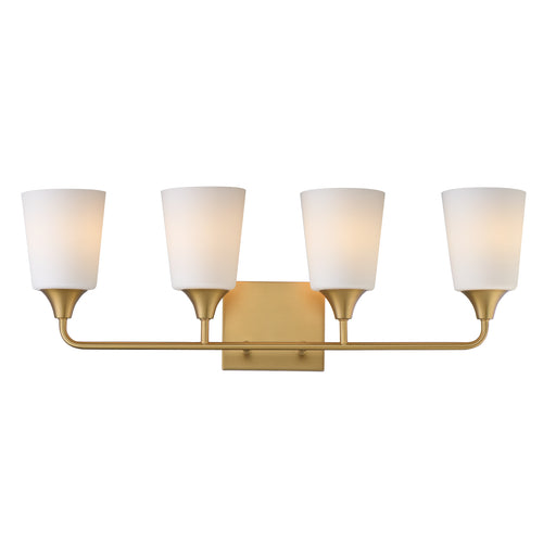 Maxim 12884SWNAB Hudson 4 Light Bath Vanity | Natural Aged Brass