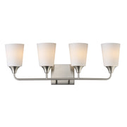 Maxim 12884SWSN Hudson 4 Light Bath Vanity | Satin Nickel