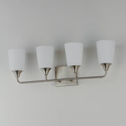 Maxim 12884SWSN Hudson 4 Light Bath Vanity | Satin Nickel