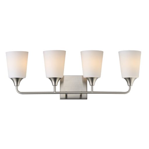 Maxim 12884SWSN Hudson 4 Light Bath Vanity | Satin Nickel