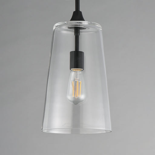 Maxim 12886CLBK Hudson Single Pendant | Black