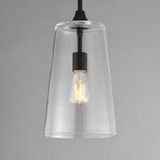 Maxim 12886CLBK Hudson Single Pendant | Black