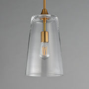 Maxim 12886CLNAB Hudson Single Pendant | Natural Aged Brass