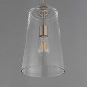 Maxim 12886CLSN Hudson Single Pendant | Satin Nickel