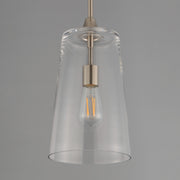Maxim 12886CLSN Hudson Single Pendant | Satin Nickel