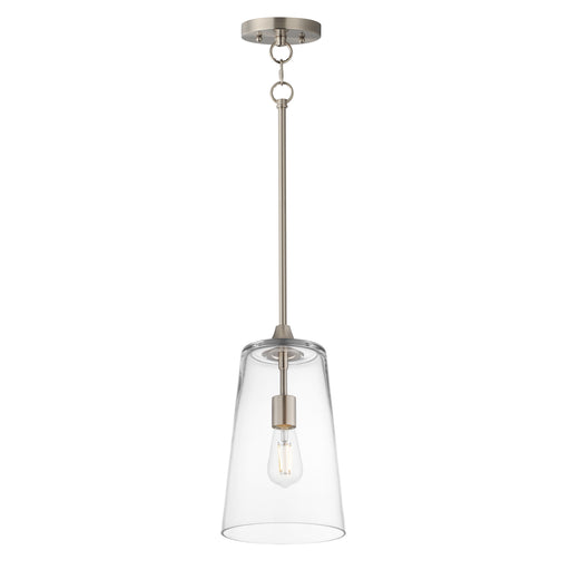 Maxim 12886CLSN Hudson Single Pendant | Satin Nickel