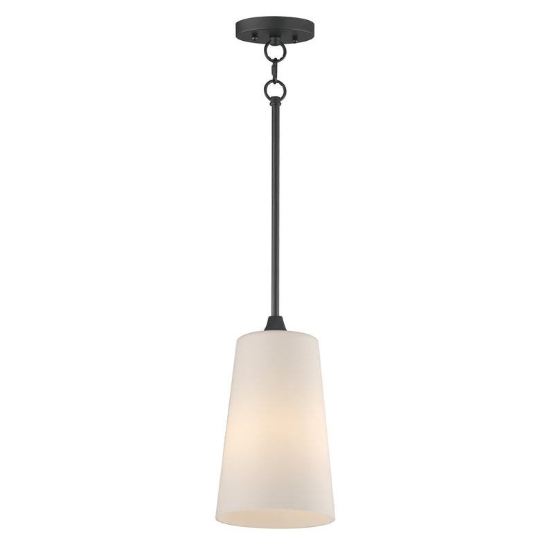 Maxim 12886SWBK Hudson 1 Light Pendant | Black