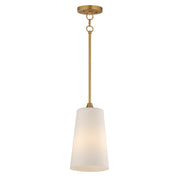 Maxim 12886SWNAB Hudson 1 Light Pendant | Natural Aged Brass