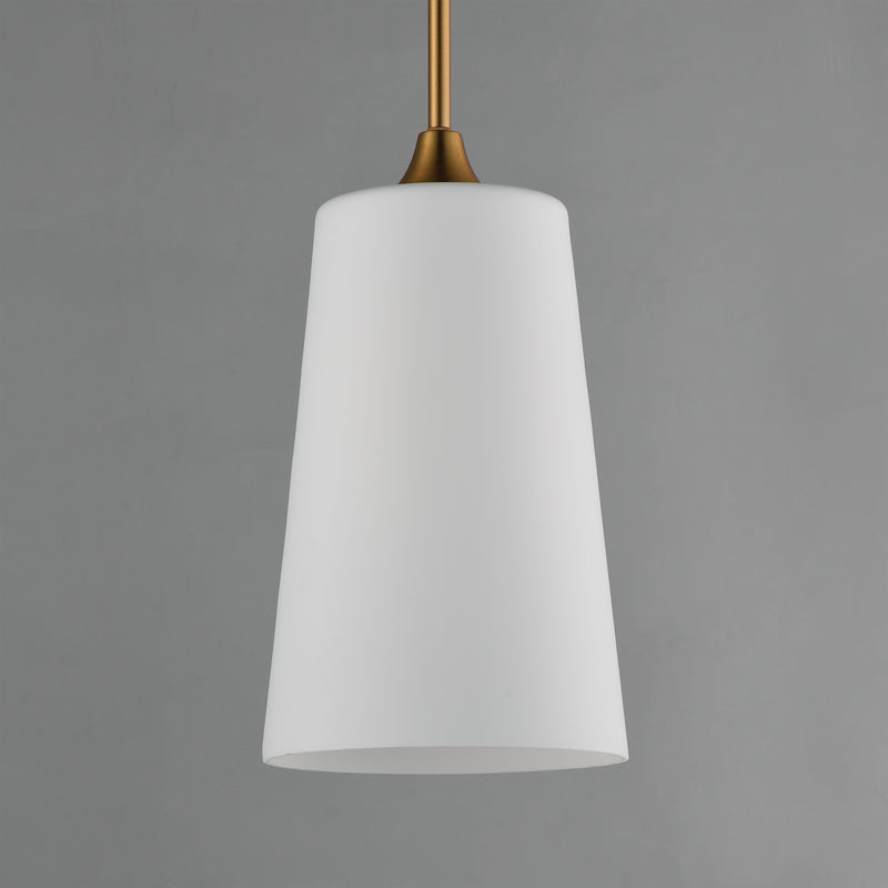 Maxim 12886SWNAB Hudson 1 Light Pendant | Natural Aged Brass