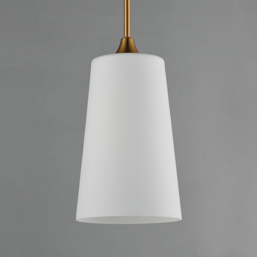 Maxim 12886SWNAB Hudson 1 Light Pendant | Natural Aged Brass