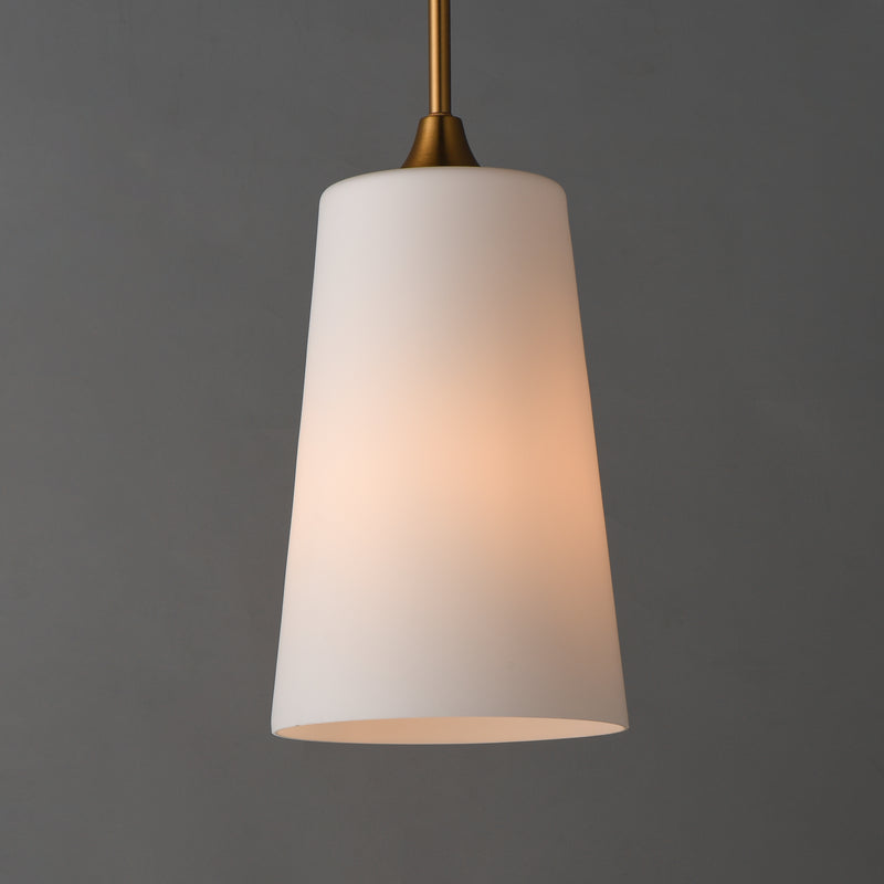 Maxim 12886SWNAB Hudson 1 Light Pendant | Natural Aged Brass
