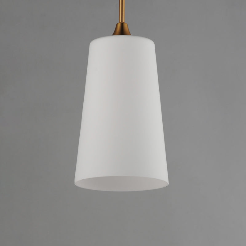 Maxim 12886SWNAB Hudson 1 Light Pendant | Natural Aged Brass
