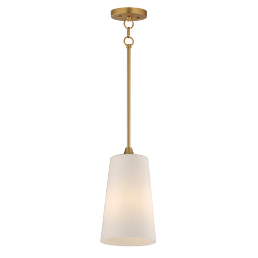 Maxim 12886SWNAB Hudson 1 Light Pendant | Natural Aged Brass