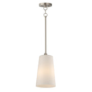 Maxim 12886SWSN Hudson 1 Light Pendant | Satin Nickel