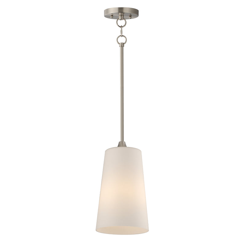 Maxim 12886SWSN Hudson 1 Light Pendant | Satin Nickel