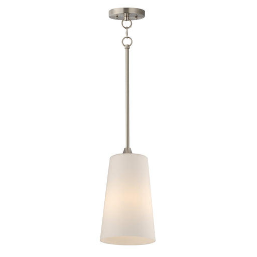 Maxim 12886SWSN Hudson 1 Light Pendant | Satin Nickel