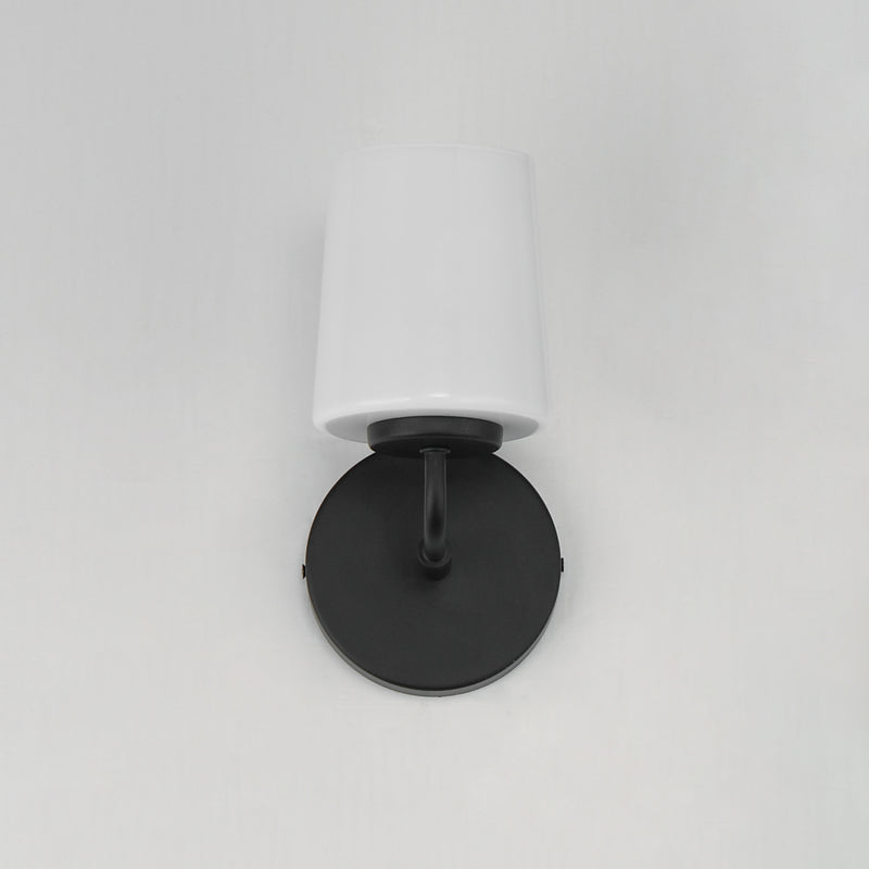 Maxim 12891WTBK Durham 1 Light Wall Sconce | Black
