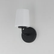 Maxim 12891WTBK Durham 1 Light Wall Sconce | Black