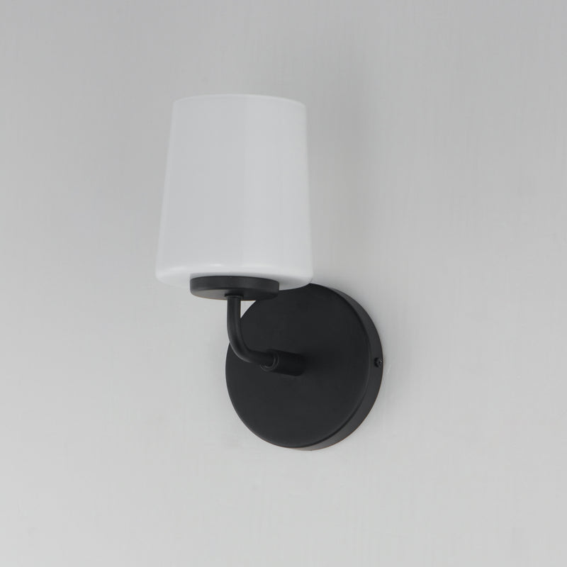 Maxim 12891WTBK Durham 1 Light Wall Sconce | Black