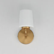 Maxim 12891WTNAB Durham 1 Light Wall Sconce | Natural Aged Brass