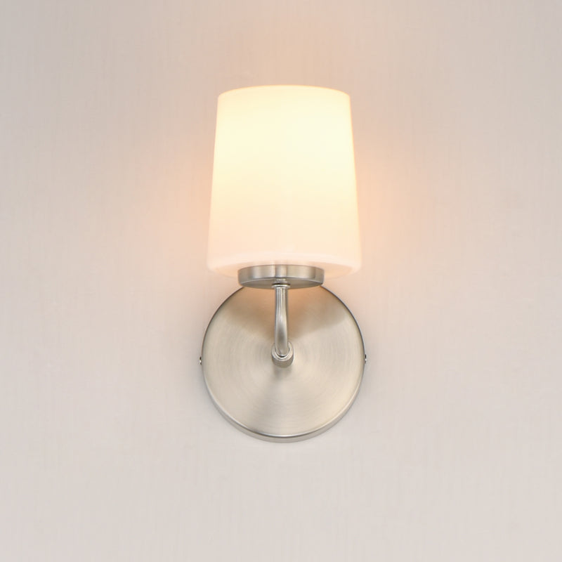 Maxim 12891WTSN Durham 1 Light Wall Sconce | Satin Nickel
