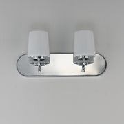 Maxim 12892WTPC Durham 2 Light Strip Bath Vanity | Polished Chrome