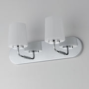 Maxim 12892WTPC Durham 2 Light Strip Bath Vanity | Polished Chrome