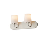 Maxim 12892WTSN Durham 2 Light Strip Bath Vanity | Satin Nickel