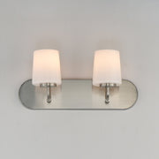 Maxim 12892WTSN Durham 2 Light Strip Bath Vanity | Satin Nickel