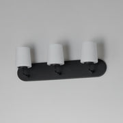 Maxim 12893WTBK Durham 3 Light Strip Bath Vanity | Black