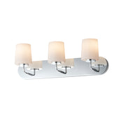 Maxim 12893WTPC Durham 3 Light Strip Bath Vanity | Polished Chrome