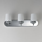 Maxim 12893WTPC Durham 3 Light Strip Bath Vanity | Polished Chrome