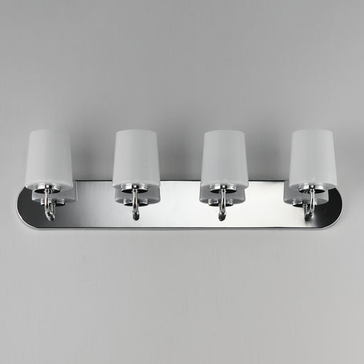 Maxim 12894WTPC Durham 4 Light Strip Bath Vanity | Polished Chrome