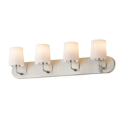 Maxim 12894WTSN Durham 4 Light Strip Bath Vanity | Satin Nickel