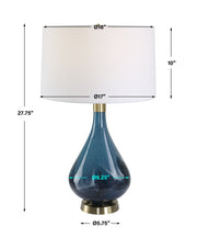 Uttermost Riviera Art Glass Table Lamp - ALCOVE LIGHTING