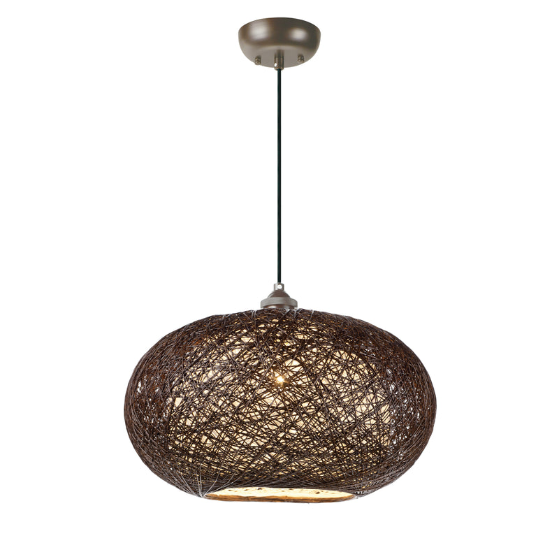 Maxim 14402CHWT Bali 1 Light Pendant | Chocolate