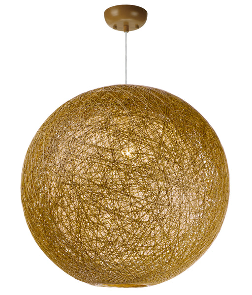 Maxim 14407NAWT Bali 1 Light Pendant | Natural Hemp